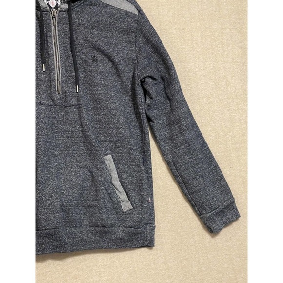 Lions Crest Hoodie Men's Small Gray Pockets - Picture 4 of 11
